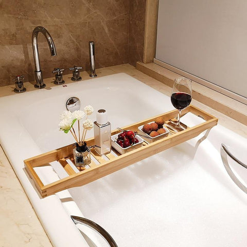 Bamboo Bathtub Extension - Little Home Hacks