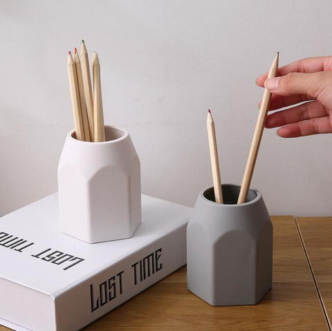 Desk Pen Box - Little Home Hacks