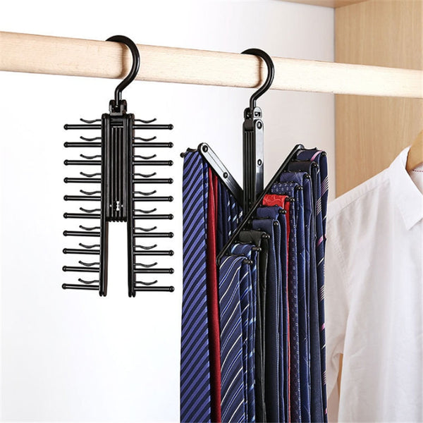 Rotating 20 Tie Rack - Little Home Hacks